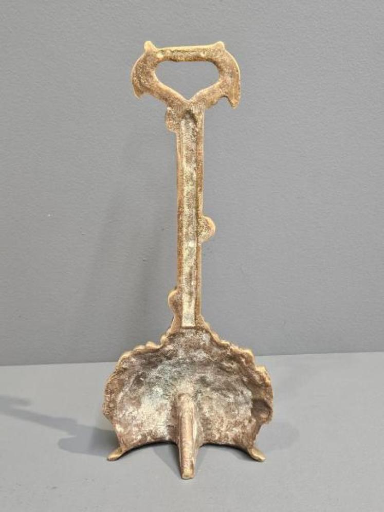 Victorian Brass Fruit Basket Door Stop - Image 6
