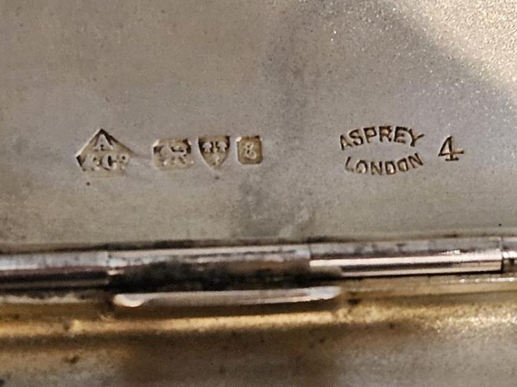 Aspreys Silver Cheroot Case - Image 6