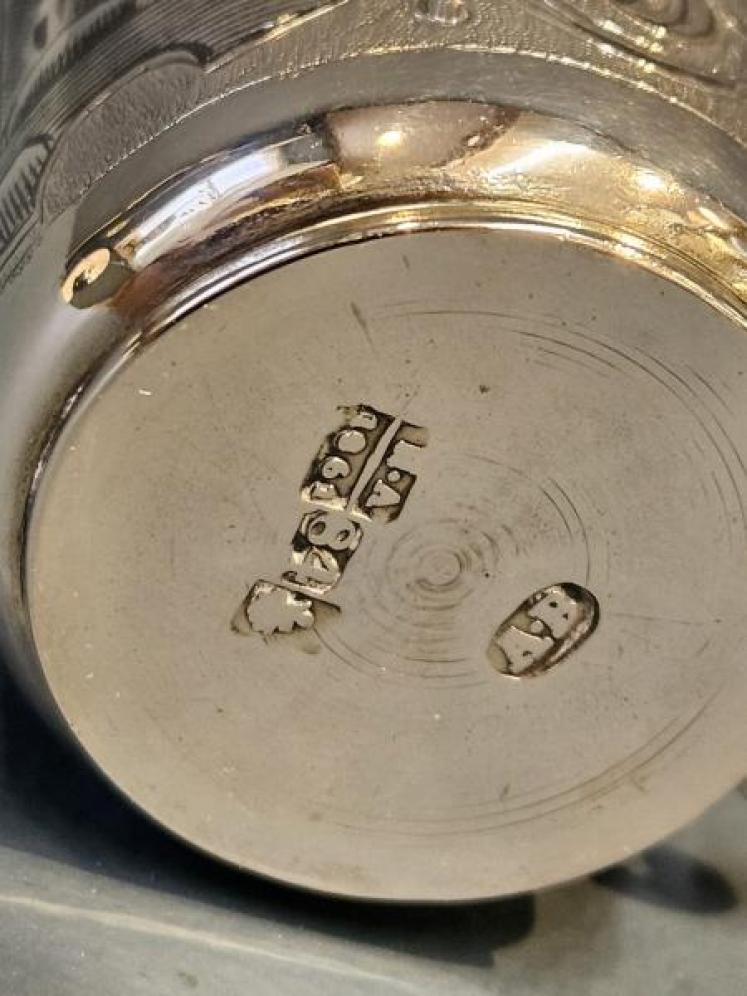 Victorian Russian Silver and Niello Vodka Measure - Image 7