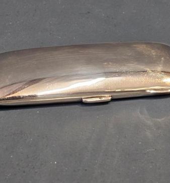  Edwardian Cast Silver Cigar Case