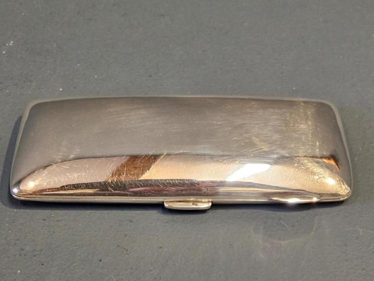  Edwardian Cast Silver Cigar Case - Image 7