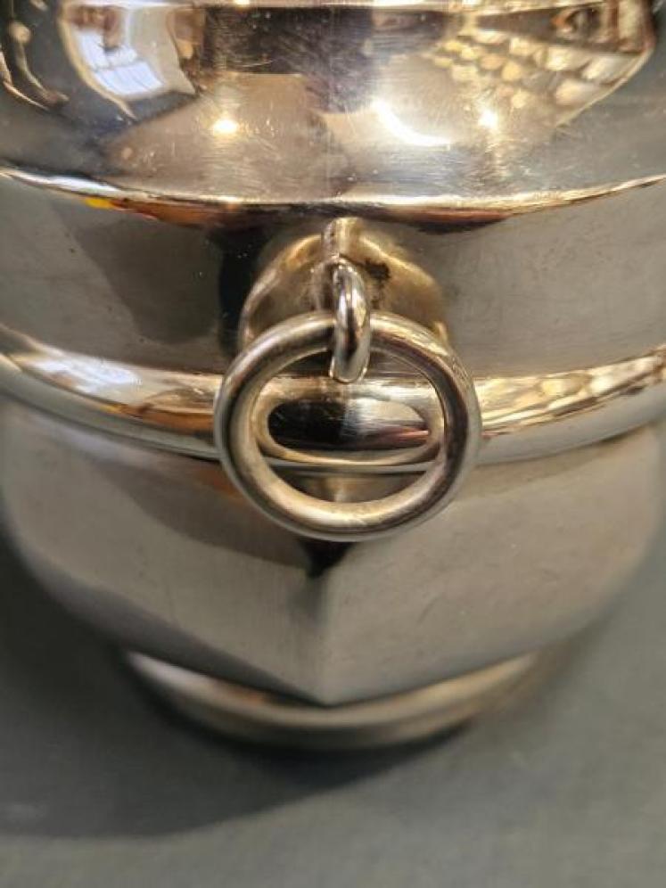 Edwardian 5.4 troy oz Silver Tea Caddy - Image 5