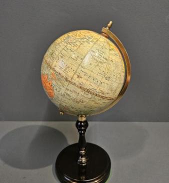 1930's Philips 6" Paper Mache Globe 
