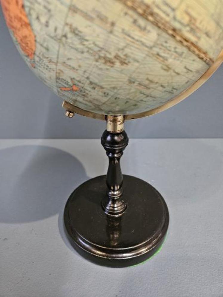 1930's Philips 6" Paper Mache Globe  - Image 7