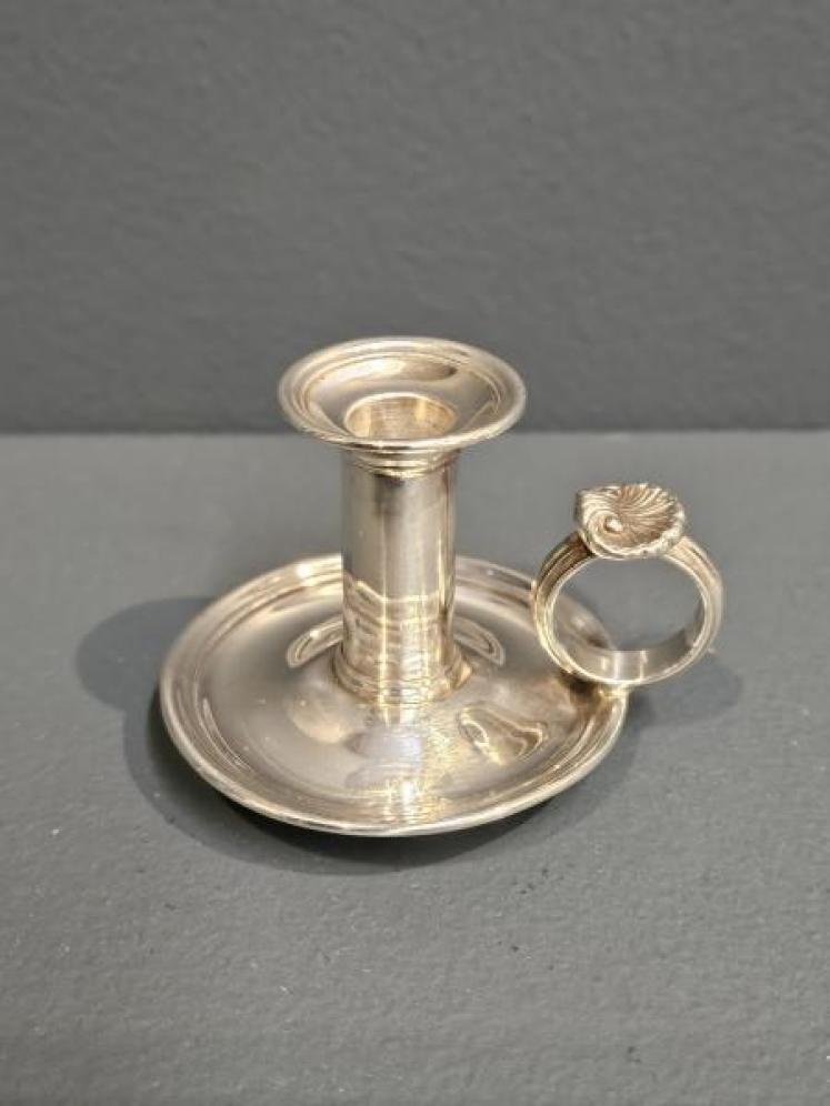Early Victorian Silver Taper Stick  - Image 1