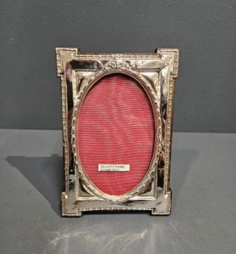 Early George V Embossed Silver Photo Frame