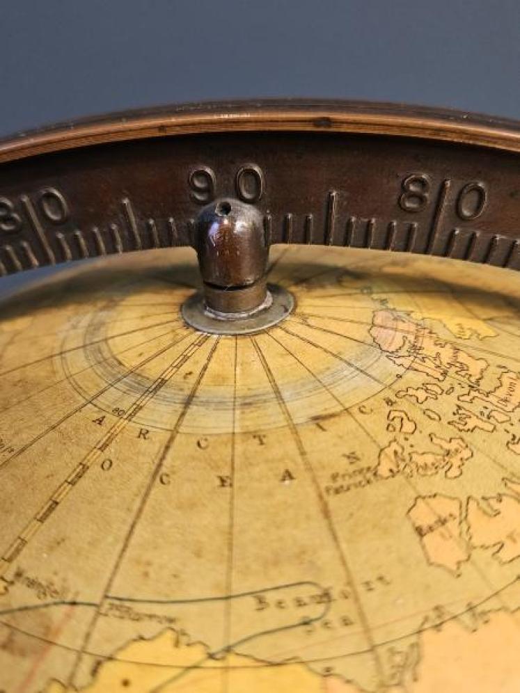 1930's 12" Floor Standing Globe - Image 3