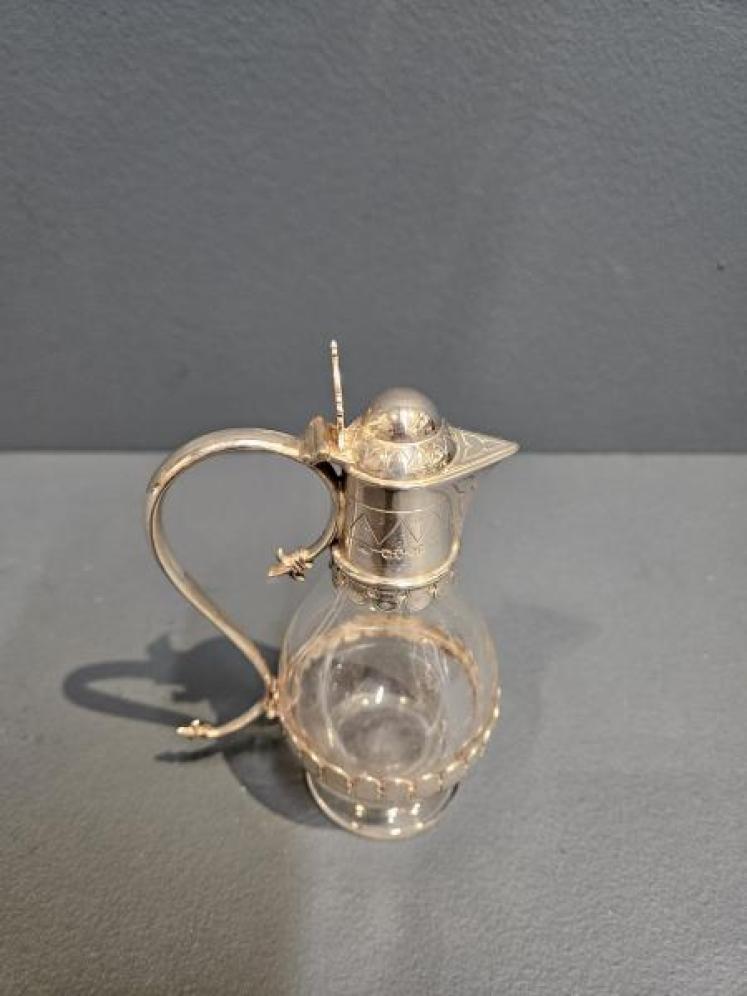 Victorian Silver and Crystal Noggin - Image 6