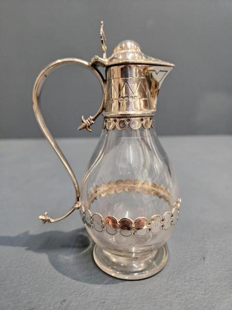 Victorian Silver and Crystal Noggin - Image 7