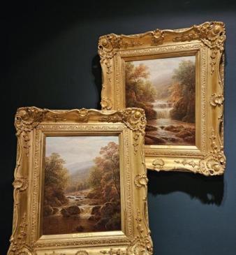 Pair of Yorkshire Oils by William Mellor