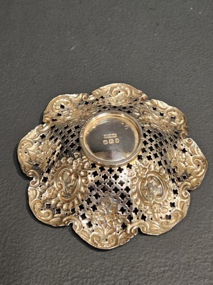 Victorian Silver Bon Bon Dish - Image 2