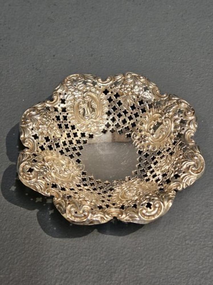 Victorian Silver Bon Bon Dish - Image 3