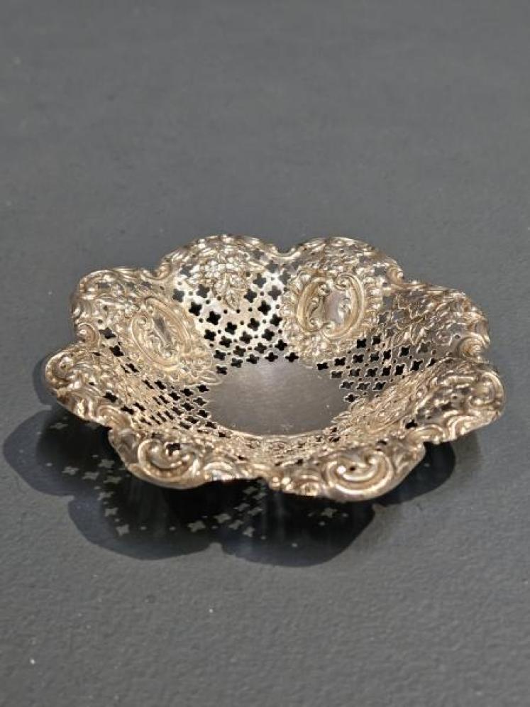 Victorian Silver Bon Bon Dish - Image 4