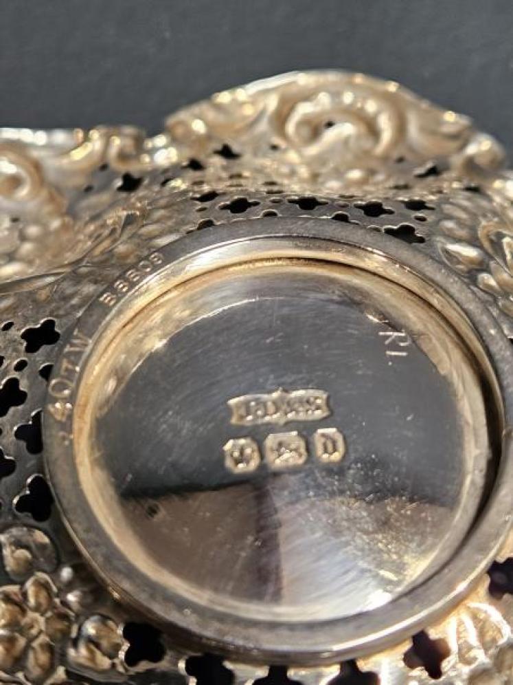 Victorian Silver Bon Bon Dish - Image 6