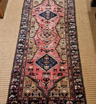Persian 6'6" Wool Runner Rug