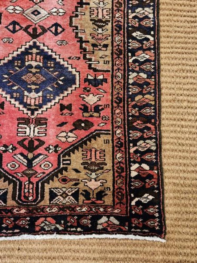 Persian 6'6" Wool Runner Rug - Image 3