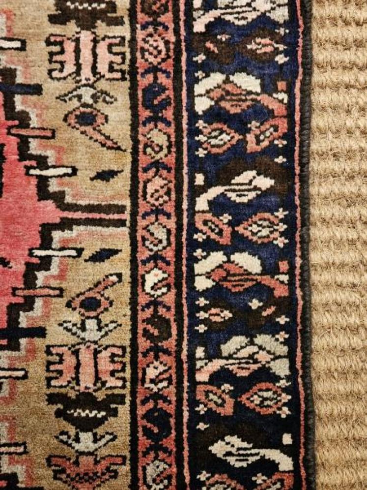 Persian 6'6" Wool Runner Rug - Image 5