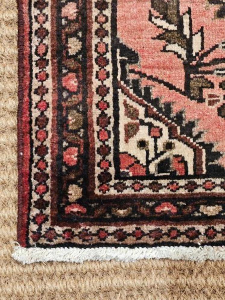  Persian Hamadan 5' 5" Pure Wool Runner - Image 4