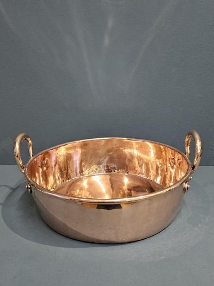 Early Victorian Copper Cream Pan - Image 1