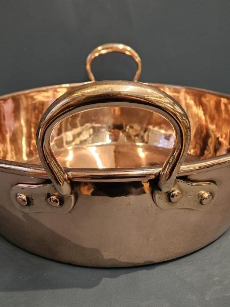 Early Victorian Copper Cream Pan - Image 2