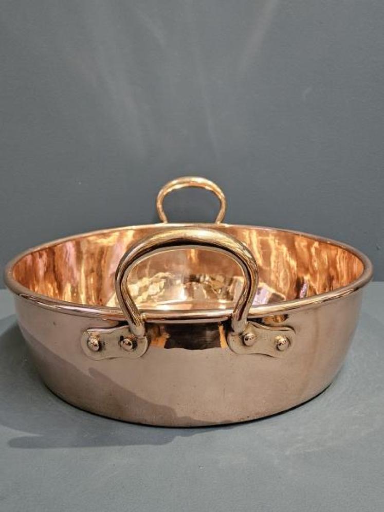 Early Victorian Copper Cream Pan - Image 4
