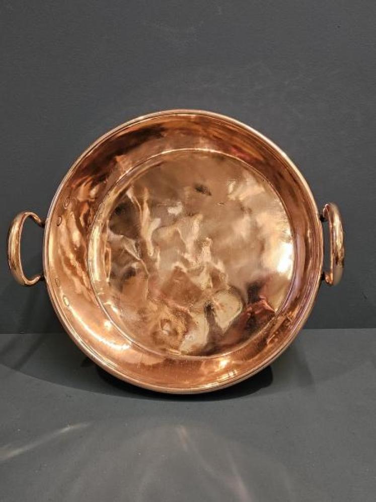 Early Victorian Copper Cream Pan - Image 5