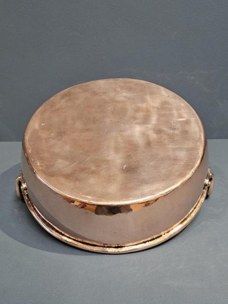 Early Victorian Copper Cream Pan - Image 6