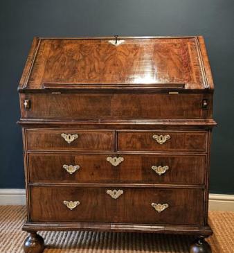 George I Walnut Bureau