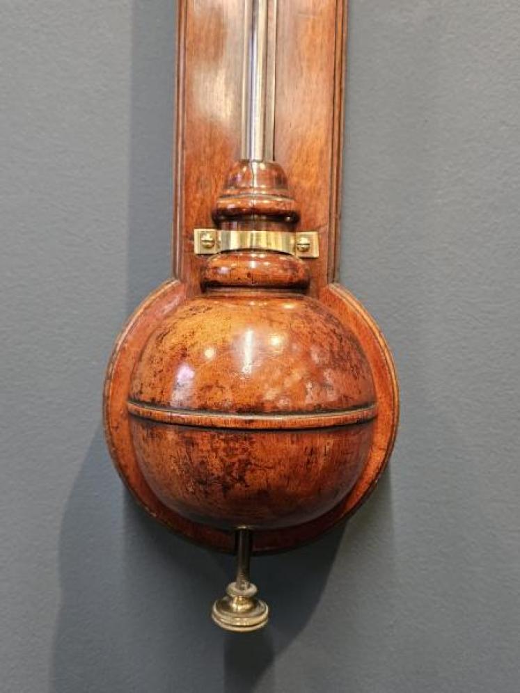 George III Mahogany West London Stick Barometer - Image 4