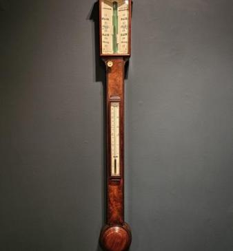 Victorian Stick Barometer By Hewitson Of Newcastle