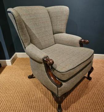 Victorian Wing Back Arm Chair