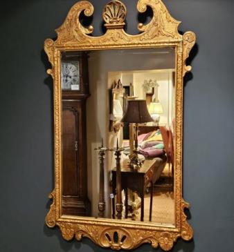 Victorian Timber Gilt Mirror