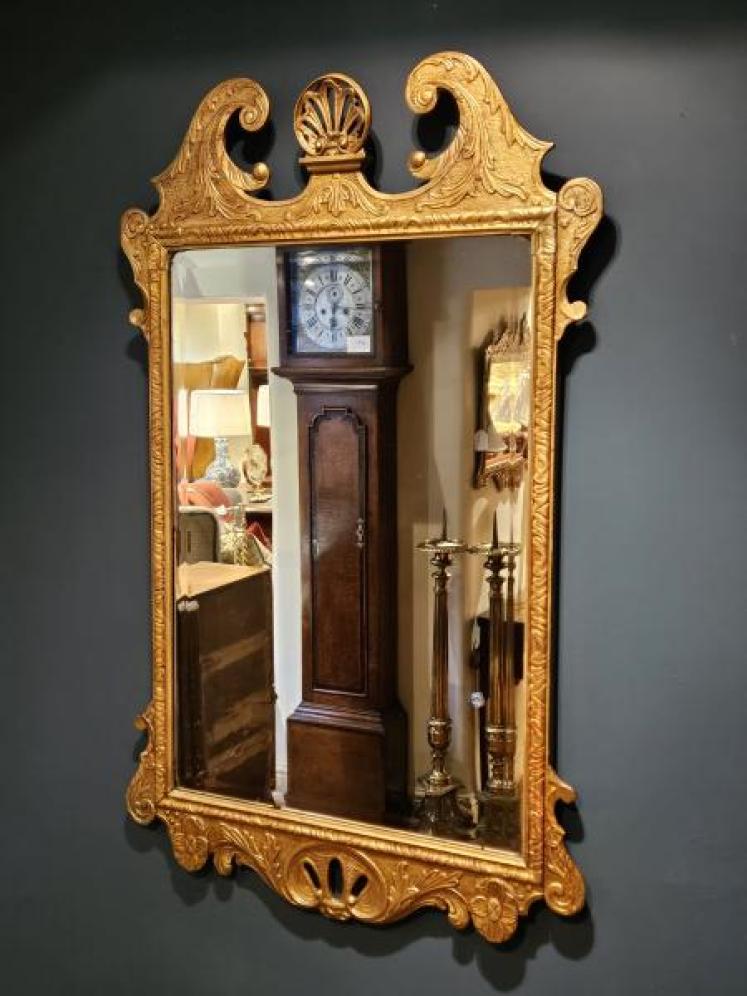 Victorian Timber Gilt Mirror - Image 2