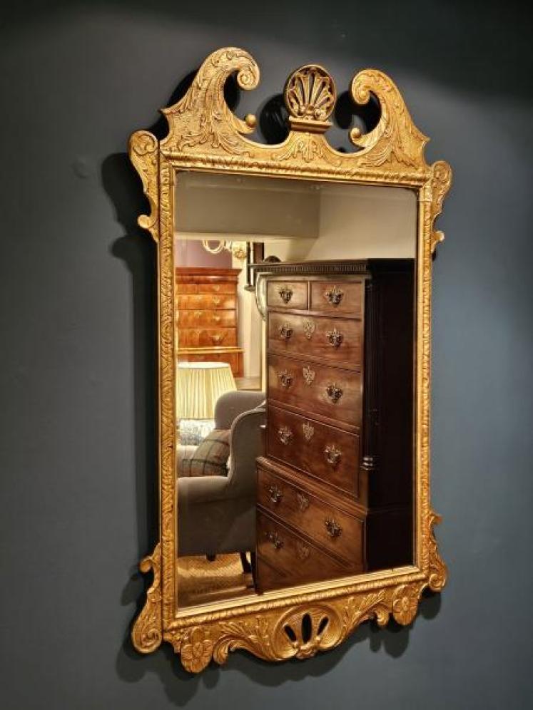 Victorian Timber Gilt Mirror - Image 3