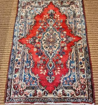 Persian Hearth Sized Pure Wool Rug