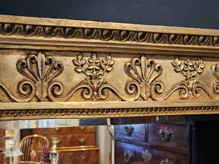 Victorian Timber Gilt Over Mantel Mirror - Image 4