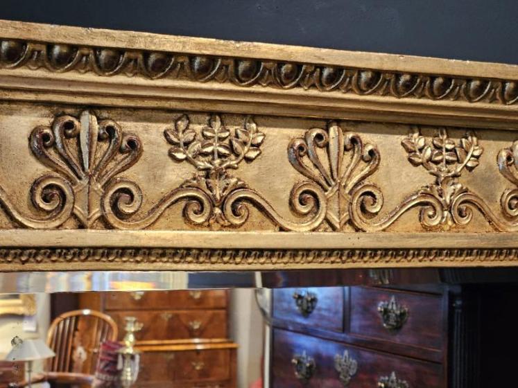 Victorian Timber Gilt Over Mantel Mirror - Image 6