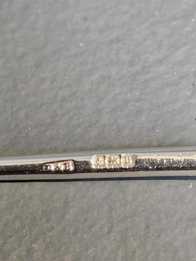 Set of Six Silver Tea Spoons - Image 6