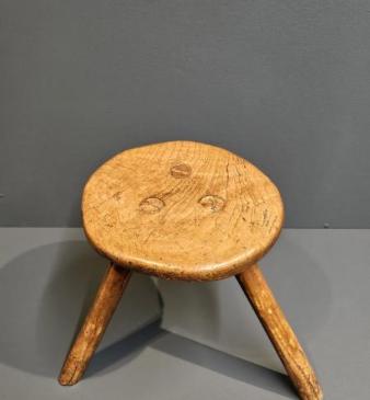 Georgian Elm Welsh Stool 