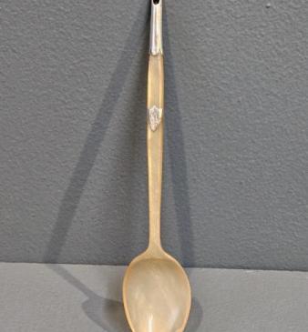 Unusual Victorian Silver and Horn Whistle Spoon