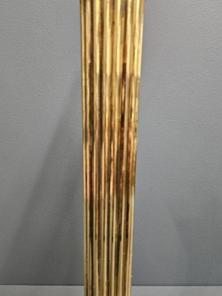 Superb Quality Edwardian Brass Corinthian Column Table Lamp - Image 5