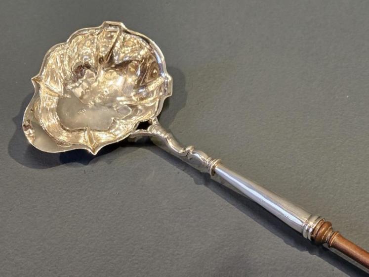 George II Silver Brandy Ladle - Image 2