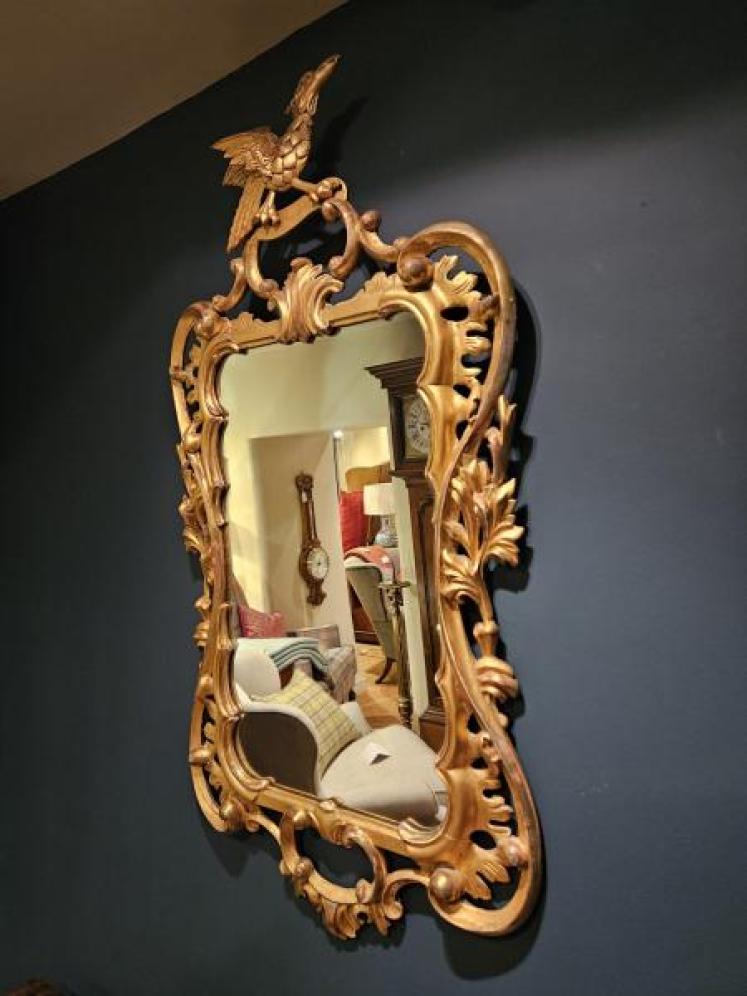 Early Victorian Timber Gilt Mirror - Image 5