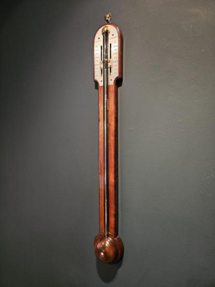 Victorian Mahogany Stick Barometer - Image 5