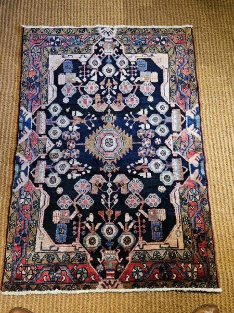 Persian Nahavand Pure Wool Rug - Image 6