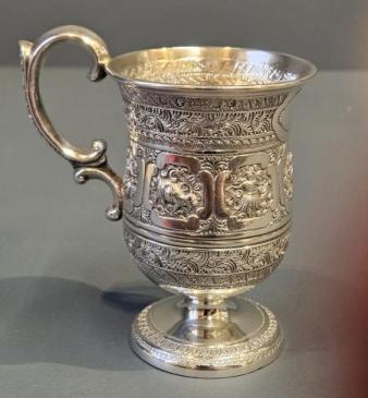 Fine Quality Mid Victorian Glasgow Silver Mug