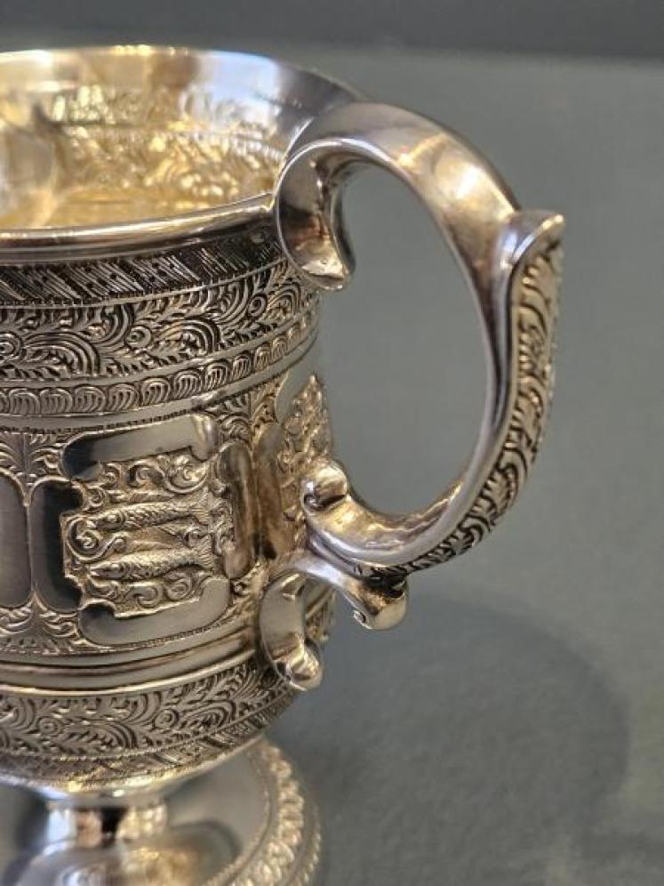Fine Quality Mid Victorian Glasgow Silver Mug - Image 2