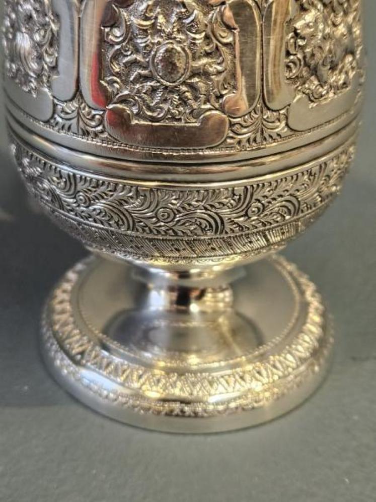 Fine Quality Mid Victorian Glasgow Silver Mug - Image 7