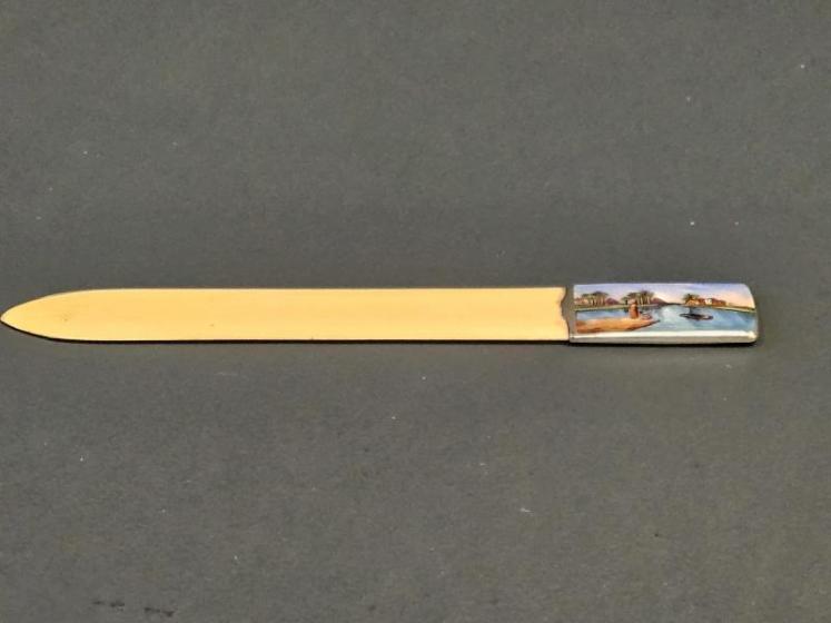 Silver and Enamel Paper Knife - Image 1