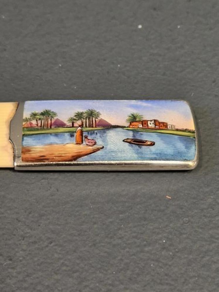 Silver and Enamel Paper Knife - Image 5